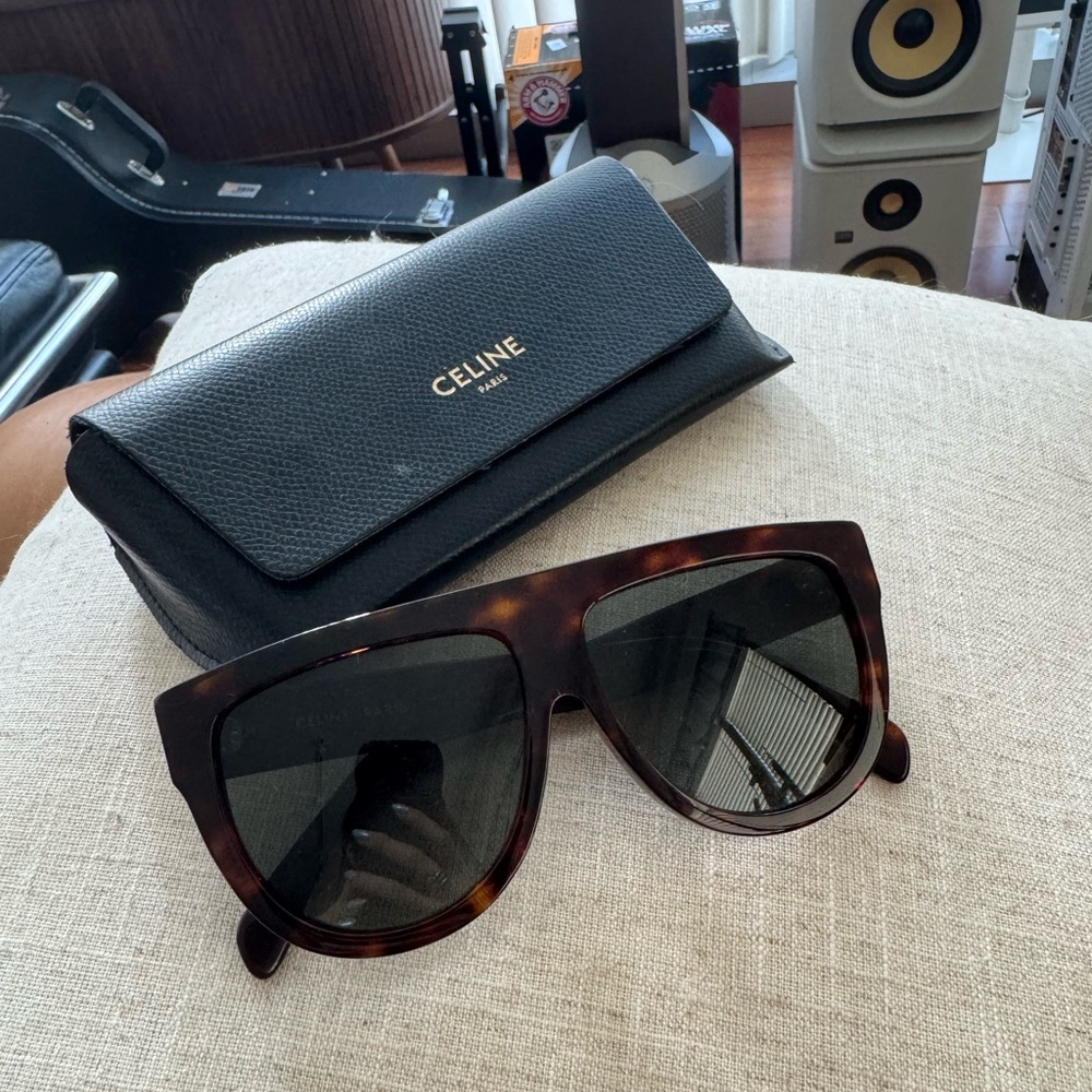 Celine Brown Tortoise Sunglasses Polarized